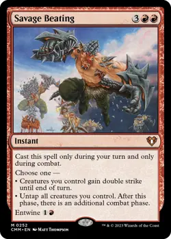 Savage Beating - 252 / English / Near Mint MTG - Image 1