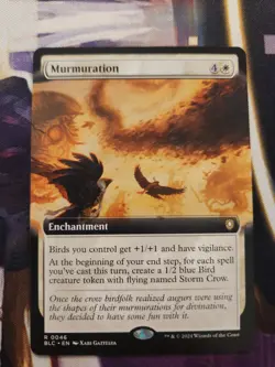 MTG Bloomburrow Commander - Murmuration, Extended Art NM - Image 1