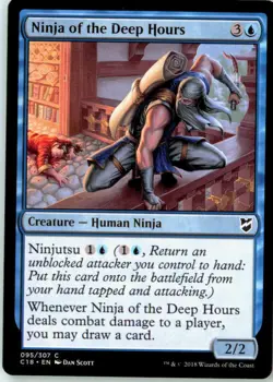 Ninja of the Deep Hours 95 Common Commander 2018 Near Mint - Image 2
