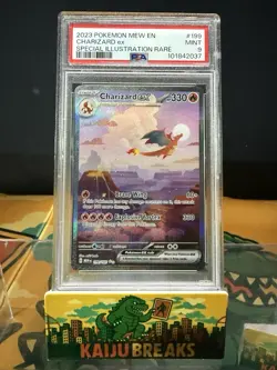 2023 Pokemon SV 151 EN Charizard Ex Special Illustration Rare #199 PSA 9 - Image 1