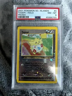 2001 Pokemon Southern Islands Togepi Holo Promo PSA 8 Promo #4 - Image 1