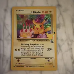 Pokemon TCG - Birthday Pikachu 25th Anniversary Celebrations 24/25 NM/M - Image 1
