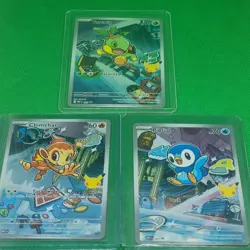 Sinnoh Starters First Partner Illustration Collection Gen 4 Pokemon TCG NM/Mint - Image 1