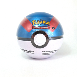 Pokemon TCG Great Ball Tin Sealed Booster Packs + Stickers NEW Poke Ball - Image 1