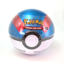 Pokemon TCG Great Ball Tin Sealed Booster Packs + Stickers NEW Poke Ball - Image 5