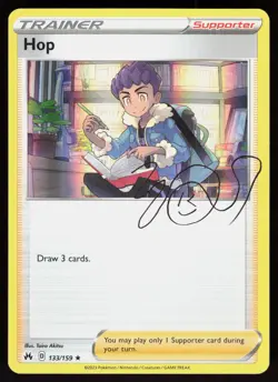 Hop 133/159 Holo Rare Crown Zenith Pokemon Holo Lightly Played - Image 1