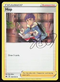Hop 133/159 Holo Rare Crown Zenith Pokemon Holo Near Mint - Image 1