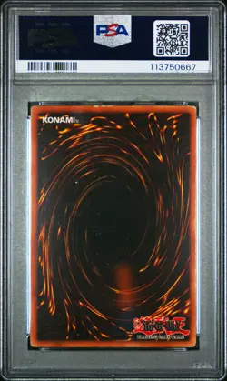 Blue Eyes White Dragon SDK-001 Ultra Rare HEAVY FOIL BLEED Yugioh PSA 7 *667 - Image 2