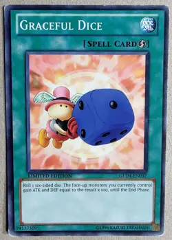 Graceful Dice- GLD4-EN037 - Limited - Common/SP - Yu-gi-oh! - MP - Image 1