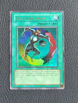 2003 Yugioh Legacy of Darkness Creature Swap LOD-081 Ultra Rare 1st Edition - MP - Image 1
