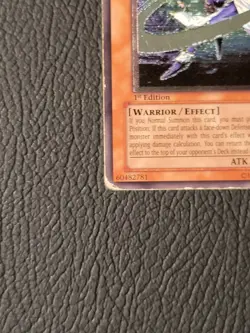 2004 Yugioh RDS Mystic Swordsman LV6 Ultimate Rare 1st Ed - HP/DMG - Image 2
