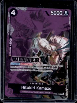 2025 One Piece Winner Pack Volume 1 Hitokiri Kamazo Foil UC #OP06-076 - Image 1