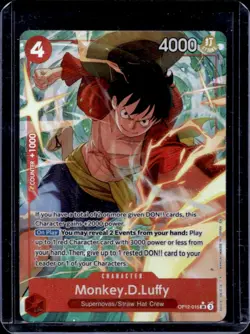 2025 One Piece Legacy of the Master Monkey.D.Luffy Alternate Art #OP12-015 - Image 1