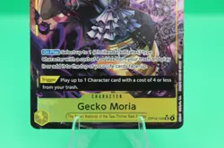 GECKO MORIA OP14-104 ONE PIECE SR ALTERNATE ART THE AZURE SEA'S SEVEN ENGLISH - Image 4