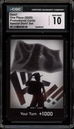 One Piece CCG Don!! Special Don!! Set Promo CGC 10 Gem Mint - Image 1