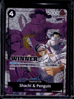 2025 One Piece Winner Pack Shachi & Penguin Common #ST10-008 - Image 1