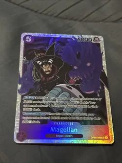 One Piece TCG Magellan Super Rare OP02-085 SR English Paramount War - Image 1