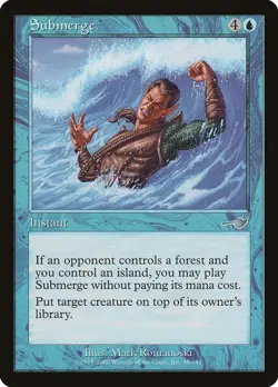 Submerge Nemesis Magic the Gathering MTG Card - Image 1