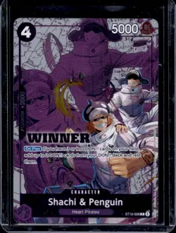 2025 One Piece Winner Pack Shachi & Penguin Common #ST10-008 - Image 1
