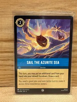 Sail the Azurite Sea Disney Lorcana EN6 Azurite Sea Common - Image 1