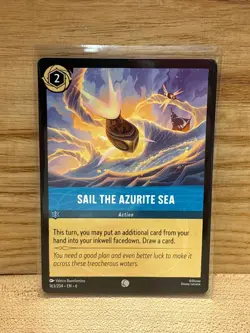 Sail the Azurite Sea Disney Lorcana EN6 Azurite Sea Common - Image 1