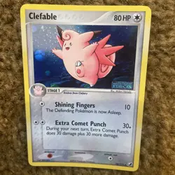 2005 Pokemon EX Unseen Forces Clefable Reverse Holo #36/115 - Image 1