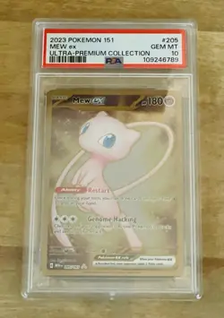2023 Pokemon 151 Ultra Premium Collection #205 Mew ex PSA 10 Gem Mint - Image 1