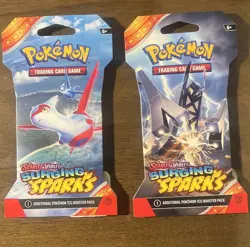 2 X Surging Sparks sleeved booster packs Pokemon- SEALED NEW - Image 1