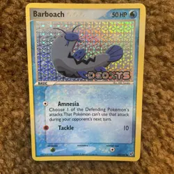 Pokemon Barboach 54/107 EX Deoxys Reverse Holo Common - Image 1