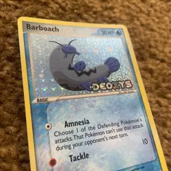 Pokemon Barboach 54/107 EX Deoxys Reverse Holo Common - Image 3
