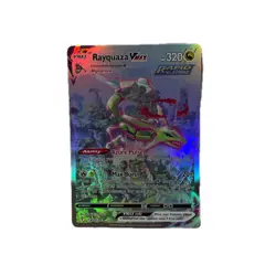 Rayquaza VMAX Pokemon Card Dragon HP320 English Used - Image 1