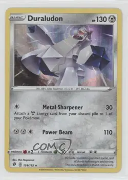Duraludon Holo Pokemon Sword & Shield Rebel Clash #138 - Image 1