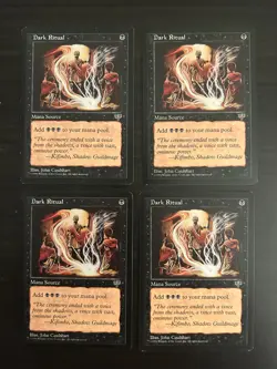 Magic: The Gathering (MTG) - 4x Dark Ritual - Mirage (MIR) - Image 1