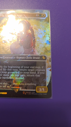MTG Aerith, Last Ancient Borderless NM Chocobo Track Foil - Image 2