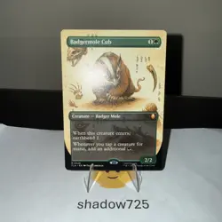 Badgermole Cub (Borderless) [TLA - 326] - NM TCG MTG [Non-Foil] - Image 2