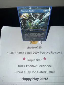Quantum Riddler (Borderless) #305 (NM) Edge of Eternities EOE Magic MTG - Image 1