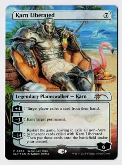 Karn Liberated - Foil - Borderless - MTG Secret Lair Showdown - RareCo - Image 1