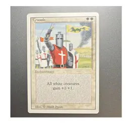 Magic: The Gathering (MTG) Crusade Revised Edition English Enchantment - Banned - Image 1