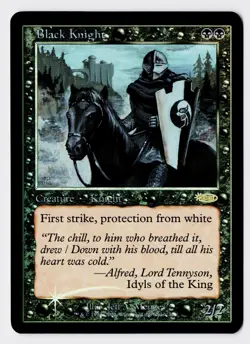 Black Knight - Foil - MTG Friday Night Magic 2002 - RareCo - Image 1