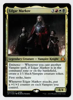 Edgar Markov - Foil - MTG Judge Promo - RareCo - Image 1