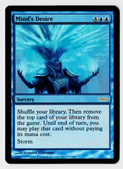 Mind's Desire - Foil - MTG Judge Promo - RareCo - Image 1