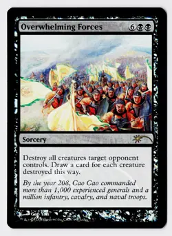 Overwhelming Forces - Foil - MTG Judge Promo - RareCo - Image 1