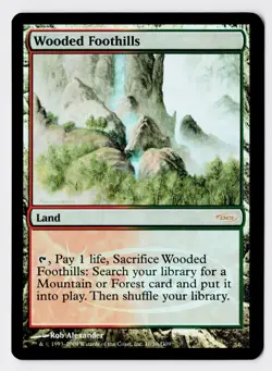 Wooded Foothills - FOIL - MTG Judge Promo - RareCo - Image 1