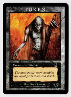 Zombie Token (Odyssey) - MTG Magic Player Rewards 2002 - RareCo - Image 1