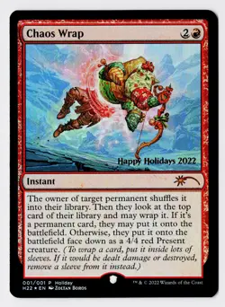 Chaos Wrap - Foil - MTG Special Occasions: Happy Holidays - RareCo - Image 1