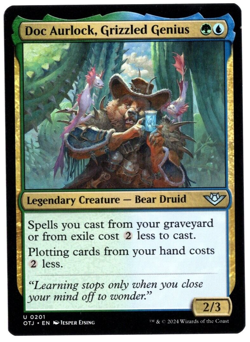 Doc Aurlock, Grizzled Genius 0201 Non Foil Uncommon Thunder Junction MTG NM - Image 1