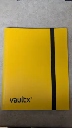 Amazing Yellow Vault X 9 pocket with strap binder - New for Pokemon or MTG - Image 1