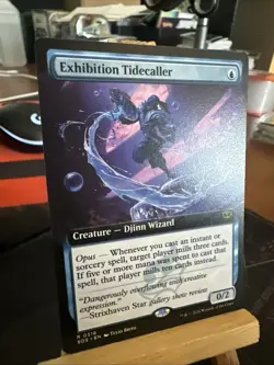 Exhibition Tidecaller (Extended Art) Rare MTG Secrets of Strixhaven - Image 2