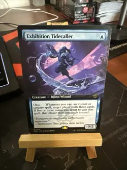 Exhibition Tidecaller (Extended Art) Rare MTG Secrets of Strixhaven - Image 4
