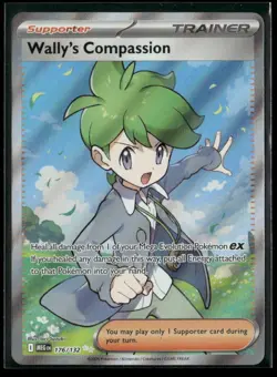 Wally's Compassion 176/132 Ultra Rare Mega Evolution NM/M Pokemon - Image 1